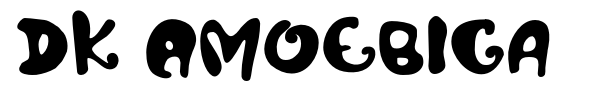 DK Amoebica font preview